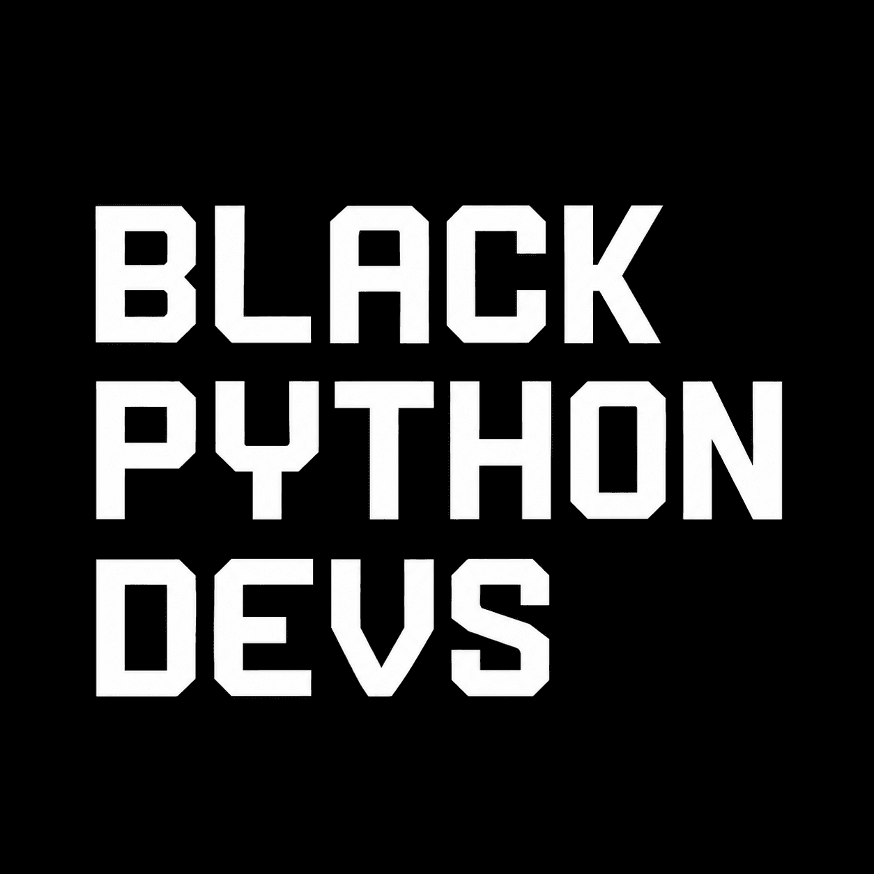 Black Python Devs official logo