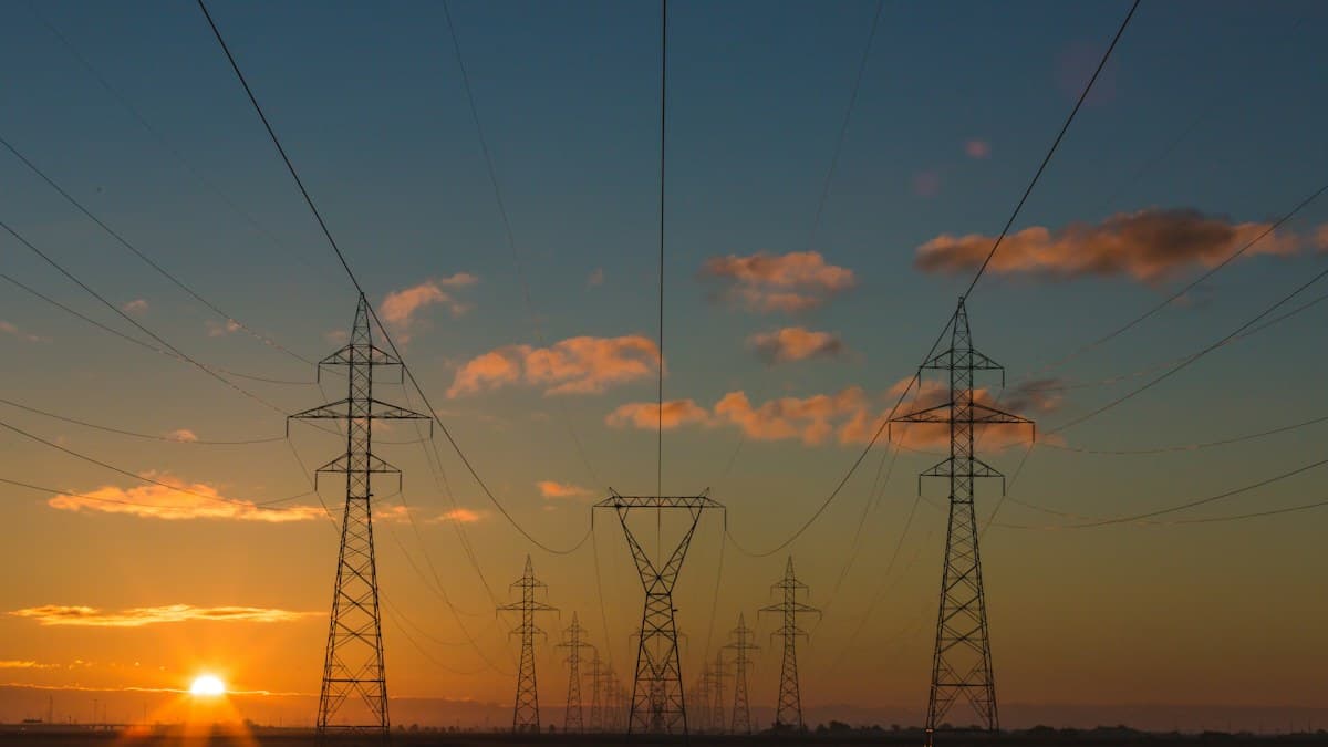 Photograph representing clean energy, smart grids & climate tech